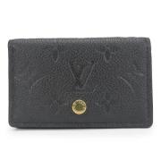 Pre-owned Canvas wallets Louis Vuitton Vintage , Black , Dames