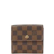 Pre-owned Canvas wallets Louis Vuitton Vintage , Brown , Dames