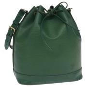 Pre-owned Leather louis-vuitton-bags Louis Vuitton Vintage , Green , D...