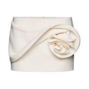 Bloemen 3D Mini Rok Magda Butrym , White , Dames