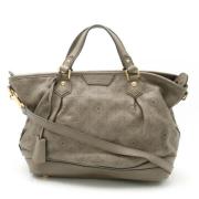 Pre-owned Leather louis-vuitton-bags Louis Vuitton Vintage , Gray , Da...