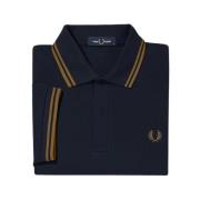 Fred Perry Twin Tipped Shirt Navy-Dark Caramel Fred Perry , Blue , Her...