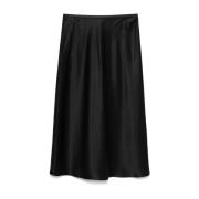 Elegante Zwarte Rok Max Mara , Black , Dames