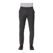 Elegante Comfort Broek Trussardi , Gray , Heren