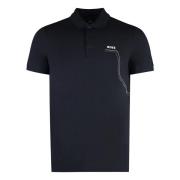 Katoenen Poloshirt Hugo Boss , Blue , Heren