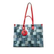 Pre-owned Denim louis-vuitton-bags Louis Vuitton Vintage , Blue , Dame...