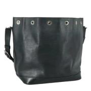 Pre-owned Leather louis-vuitton-bags Louis Vuitton Vintage , Black , D...