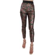 Multicolor Designer Broek Elegant Stijl Dolce & Gabbana , Multicolor ,...