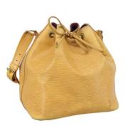 Pre-owned Leather louis-vuitton-bags Louis Vuitton Vintage , Yellow , ...