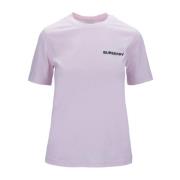 Stijlvolle Dames Slip-On T-Shirt Burberry , Pink , Dames