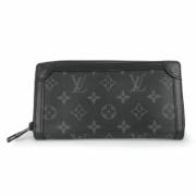 Pre-owned Fabric wallets Louis Vuitton Vintage , Black , Heren