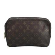 Pre-owned Canvas clutches Louis Vuitton Vintage , Brown , Dames