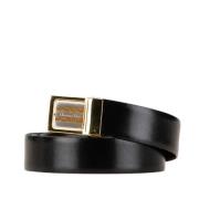 Pre-owned Leather belts Dior Vintage , Black , Dames