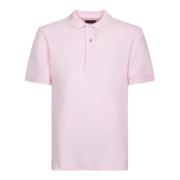 Roze Geribbeld Poloshirt Tom Ford , Pink , Heren