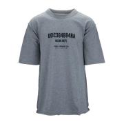 Heren Grafisch T-shirt Dolce & Gabbana , Gray , Heren