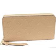 Pre-owned Canvas wallets Louis Vuitton Vintage , Beige , Dames