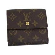 Pre-owned Canvas wallets Louis Vuitton Vintage , Brown , Dames