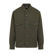 Stijlvolle Overshirt voor Mannen Saint Laurent , Green , Heren