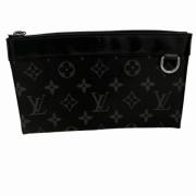 Pre-owned Canvas clutches Louis Vuitton Vintage , Black , Dames