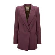 Geknoopte Damesblazer Klassiek Lange Mouw Aniye By , Pink , Dames