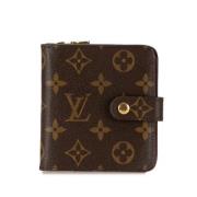 Pre-owned Canvas wallets Louis Vuitton Vintage , Brown , Dames