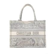 Pre-owned Canvas totes Dior Vintage , Gray , Dames