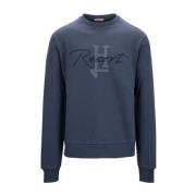 Heren Pullover Sweater Resort Stijl Herno , Blue , Heren