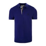 Katoenen poloshirt met korte mouwen Burberry , Blue , Heren