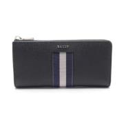 Pre-owned Leather wallets Bally Pre-owned , Black , Heren