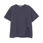 Paarse Crew Neck T-shirts en Polos The Attico , Purple , Dames