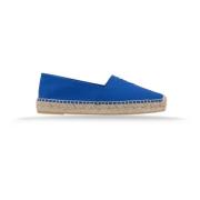 Canvas Slip-On Espadrilles Prada , Blue , Dames