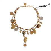 Elegante Gouden Statement Ketting Dolce & Gabbana , Multicolor , Dames