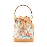 Pre-owned Leather louis-vuitton-bags Louis Vuitton Vintage , White , D...