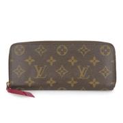 Pre-owned Canvas wallets Louis Vuitton Vintage , Brown , Dames