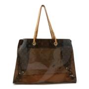 Pre-owned Plastic totes Louis Vuitton Vintage , Brown , Dames