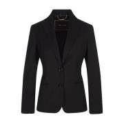 Zwarte Wollen Trui Kiton , Black , Dames