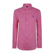 Fuchsia Shirt Collectie Polo Ralph Lauren , Pink , Dames