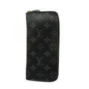 Pre-owned Canvas wallets Louis Vuitton Vintage , Black , Dames