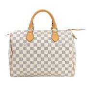 Pre-owned Canvas louis-vuitton-bags Louis Vuitton Vintage , White , Da...