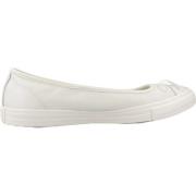 Sierlijke Ballerina Instap Schoenen Converse , White , Dames