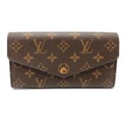 Pre-owned Cotton wallets Louis Vuitton Vintage , Brown , Dames