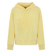 Bloemen French Terry Hoodies Twinset , Beige , Dames