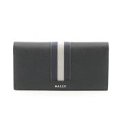 Pre-owned Leather wallets Bally Pre-owned , Black , Heren