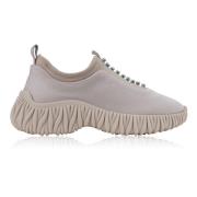 Instapmodel Damesneakers met Strass Detail Miu Miu , Beige , Dames