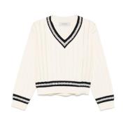 Witte Sweaters met Stijl Golden Goose , White , Dames