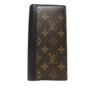 Pre-owned Canvas wallets Louis Vuitton Vintage , Brown , Dames