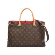 Pre-owned Canvas louis-vuitton-bags Louis Vuitton Vintage , Brown , Da...