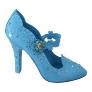 Kristallen Assepoester Pumps Blauw Multicolor Dolce & Gabbana , Blue ,...