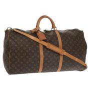 Pre-owned Canvas louis-vuitton-bags Louis Vuitton Vintage , Brown , Da...