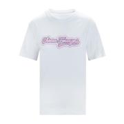 Kleurrijk Logo T-shirt in Katoen Chiara Ferragni Collection , White , ...